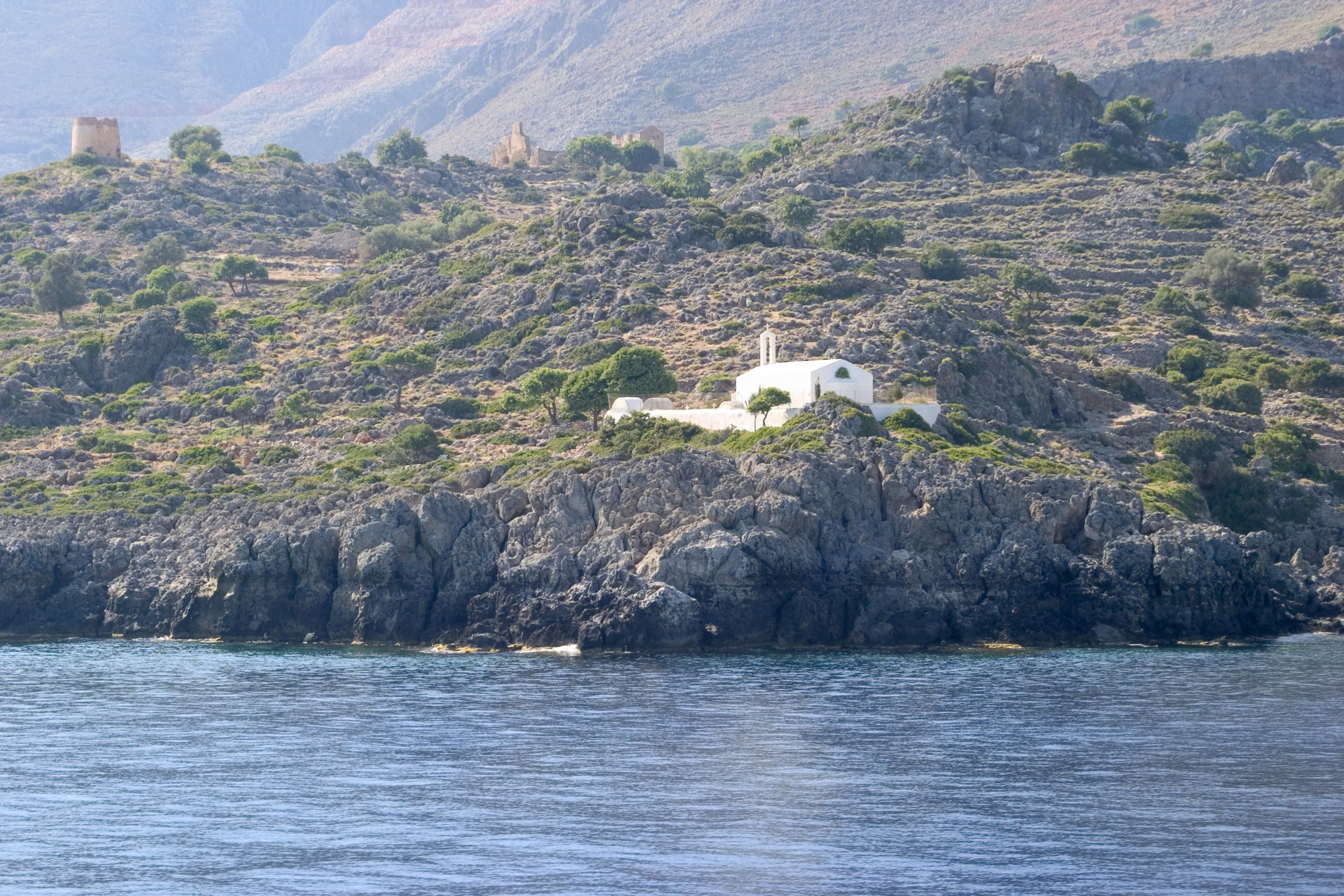 A small chapel in the Sfakian village of Loutro, southwestern Crete
